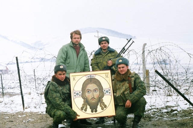 В Косово с российскими миротворцами. 1999 г.