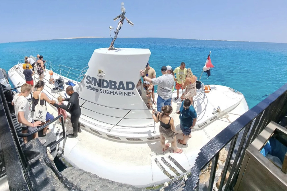 Батискаф «Синбад» затонувший в Хургаде.
