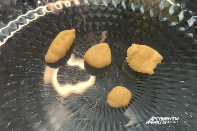 Галушки можно делать разной формы и размера.