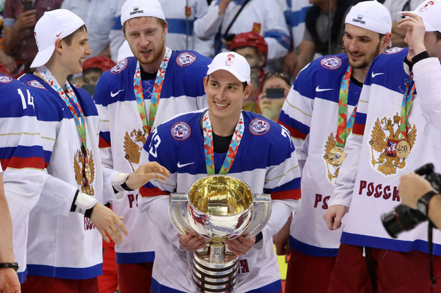 Сборная России на Чемпионате мира по хоккею-2014 в Минске