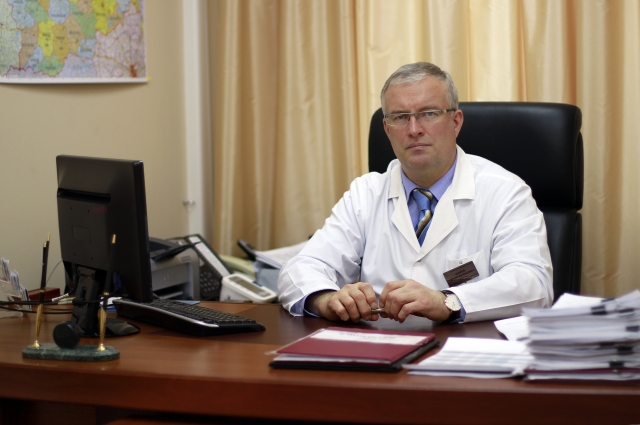 Главный врач Тверской областной клинической больницы Сергей Козлов.
