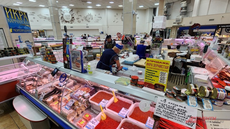 Местный рыбный рынок с расценками