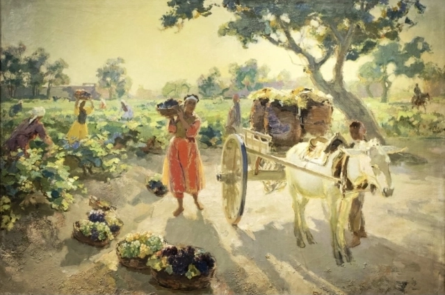 Б. Урманче. Сбор винограда. 1958 г. 