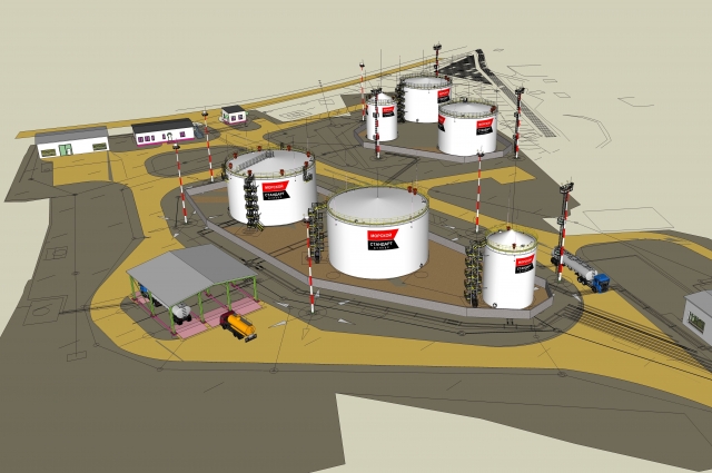 Таким будет новый нефтеперевалочный комплекс- проект в рамках ТОСЭР.