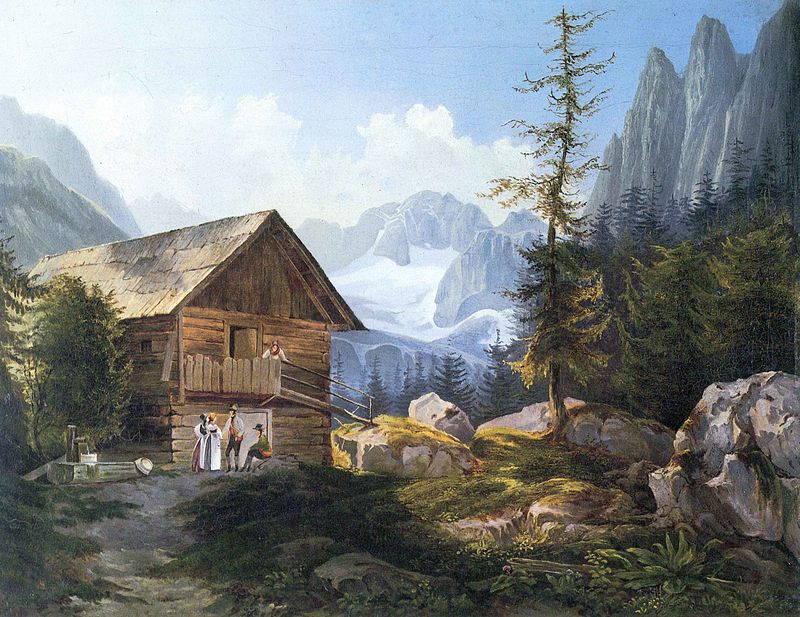 Адальберт Штифтер. В долине Госау.
