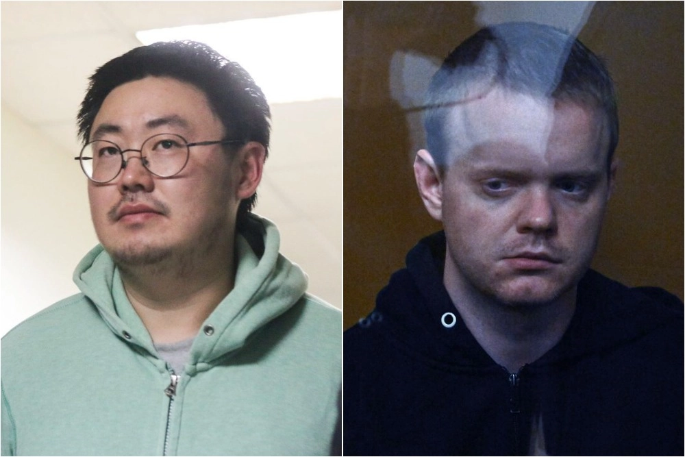 генеральный директор компании «Спутник» Александр Ким Экскурсовод Никита Дубас и генеральный директор компании «Спутник» Александр Ким