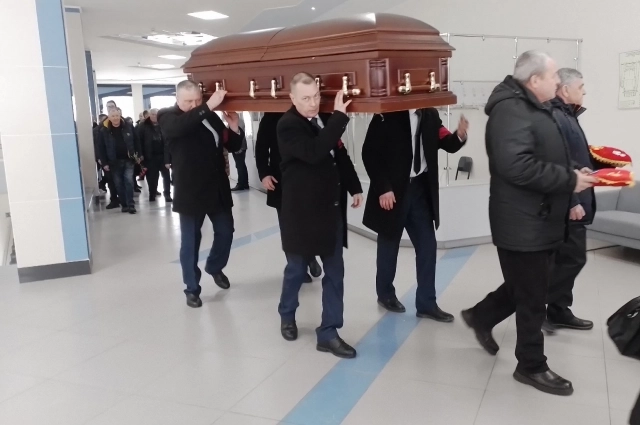 Завершающая часть траурной церемонии.