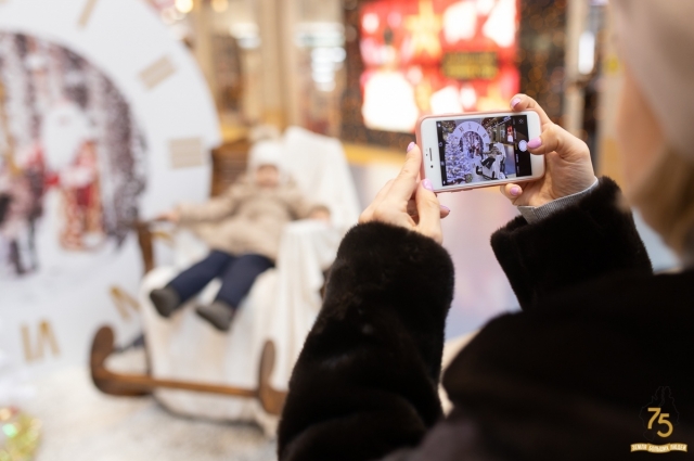 Фотозона в ТРЦ «Гудвин».