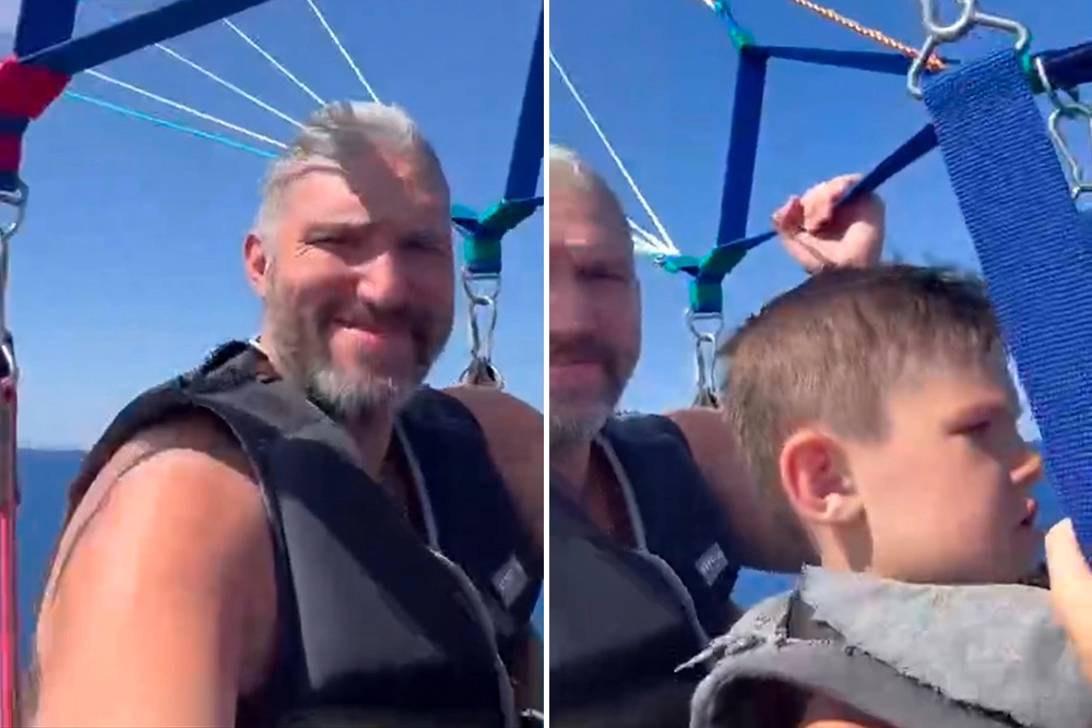 Александр Овечкин с сыном.