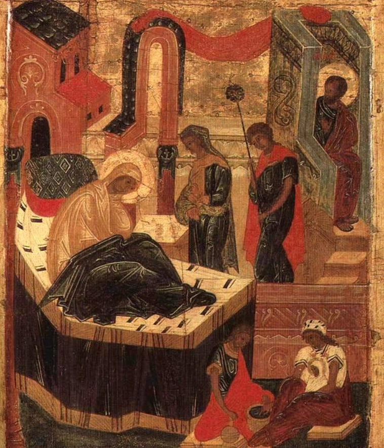 Рождество Богородицы. Древняя икона.