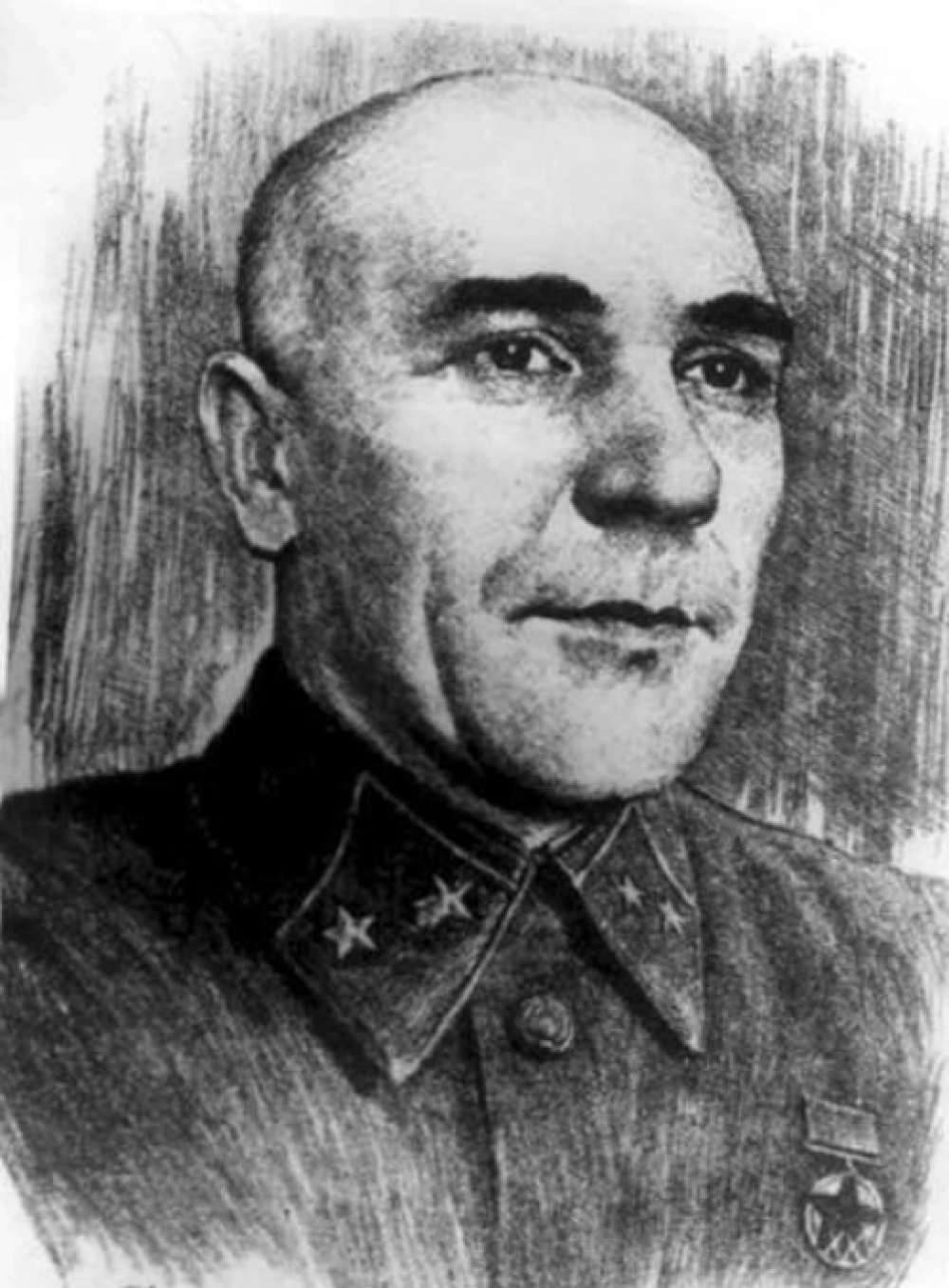 Генерал-майор Н.А. Прищепа, командир 61-й стрелковой дивизии.