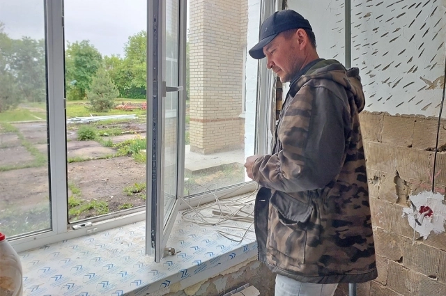 В детсаду № 1 города Спасска заменили окна.