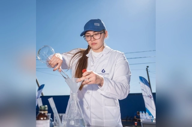 Самая молодая сотрудница в команде Росводоканал Оренбург – лаборант Вероника Бурак.