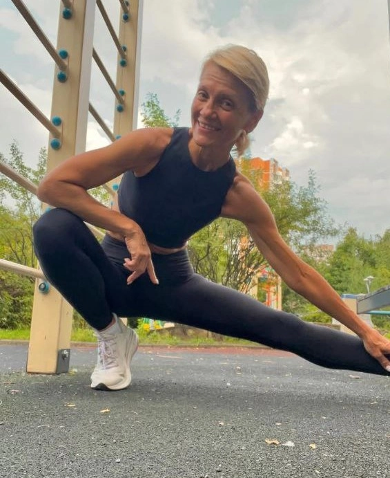 Разминка перед пробежкой.