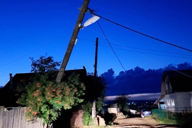 Вечером 18 августа в части Суксуна пропал свет.