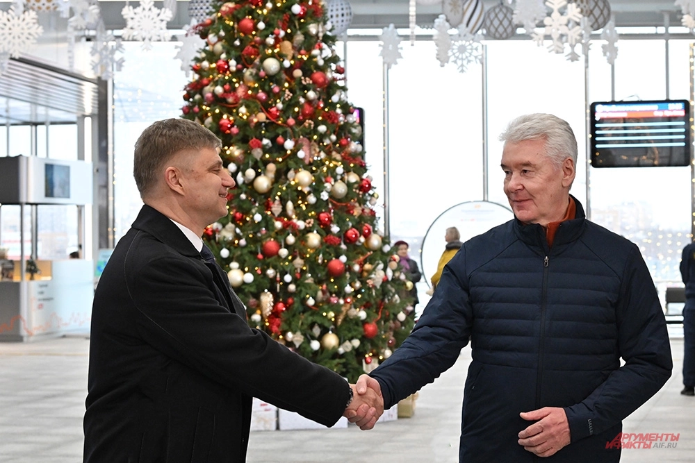 Сергей Собянин открыл московский городской вокзал Петровско-Разумовская МЦД-1