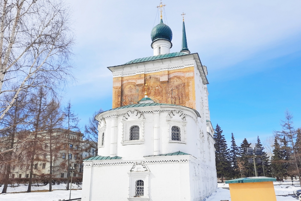 Спасская церковь в Иркутске.