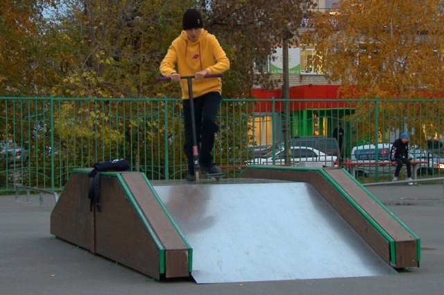 В Бийске есть небольшой скейт-парк