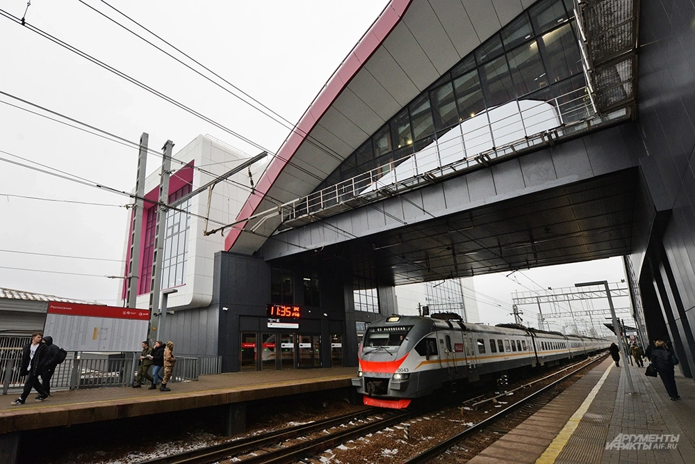 Вокзал «Щербинка» МЦД-2 после реконструкции.