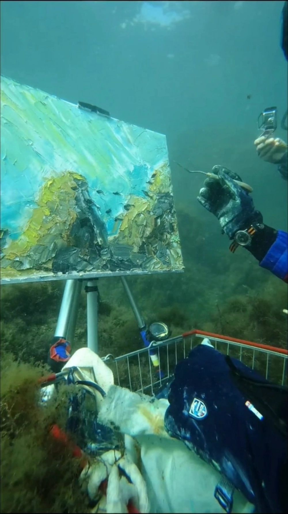 Вот так рождаются подводные картины.