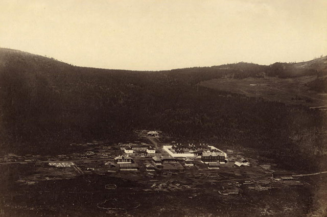 Акатуйская тюрьма в 1891 году.
