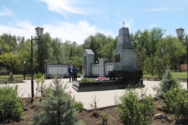 Мемориал воинской славы в селе Мирном.