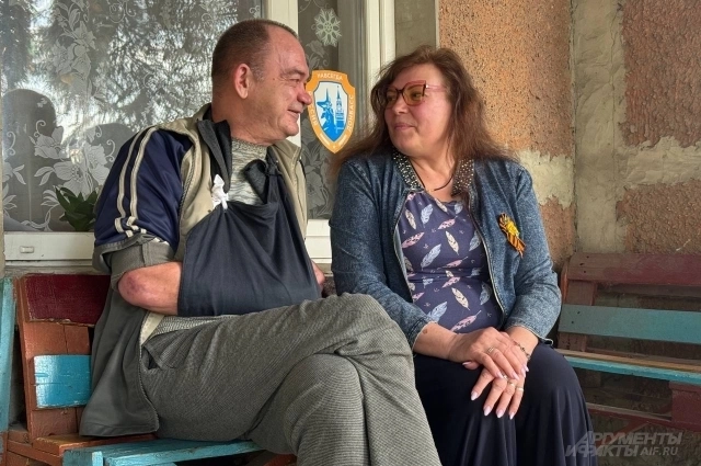 Галина Золотухина с пациентом.