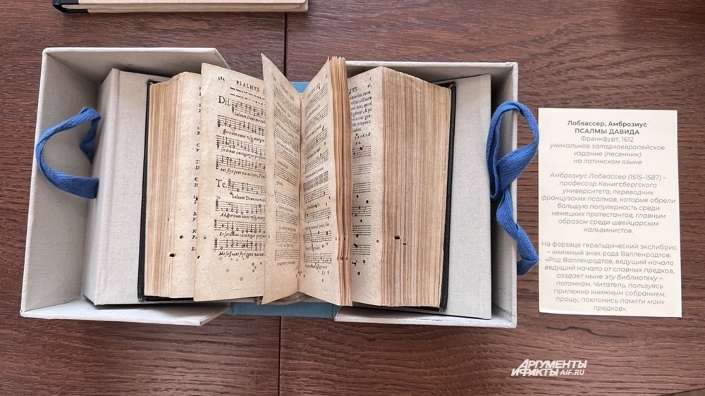 Книга «Псалмы Давида» вся изъедена книжным червём.