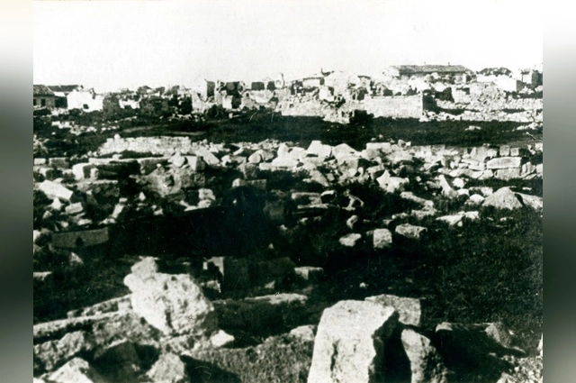 Разрушенный оккупантами поселок Ак-Монай на Керченском полуострове.