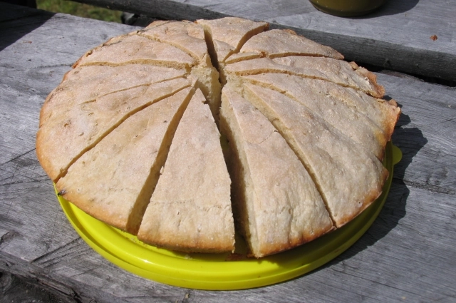 Хлеб, который печёт Агафья.