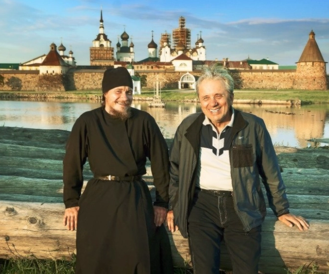 Евгений Стеблов с сыном Сергеем.