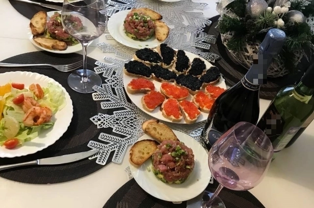 Новогодний стол должен быть лёгким.