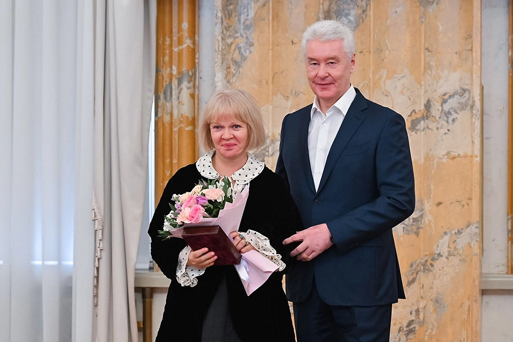 Сергей Собянин вручил награды выдающимся работникам культуры Москвы. Елена Валюшкина.