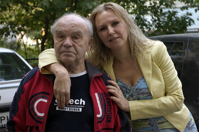 Владимир Шаинский с женой Светланой.