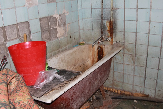 Бывшая ванная комната.