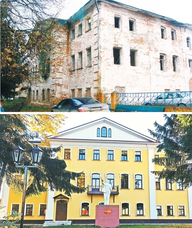 Историческое здание отреставрировали.