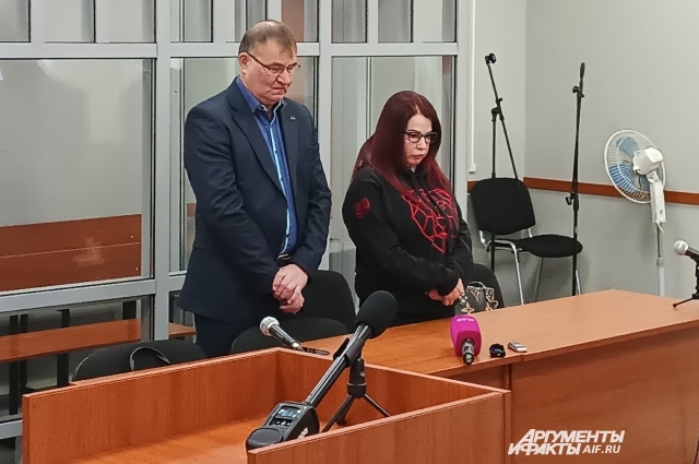 На оглашении приговора.