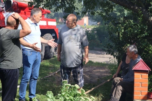 На месте работает глава района