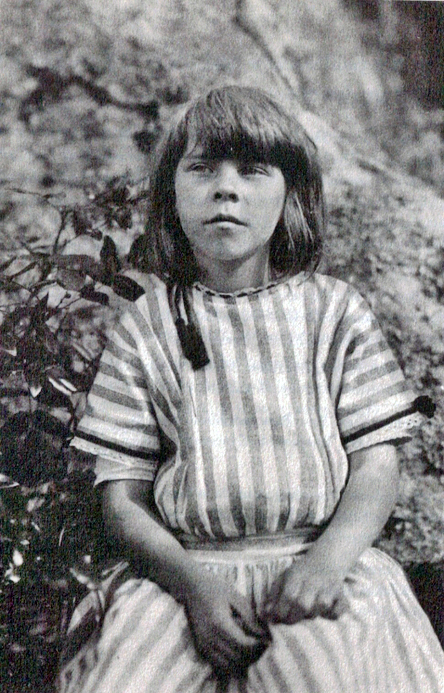 Туве Янссон в 1923 году.