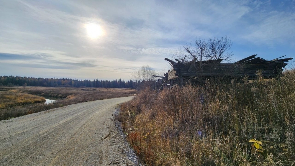 Теперь в заброшенную деревню ведёт хорошая дорога.