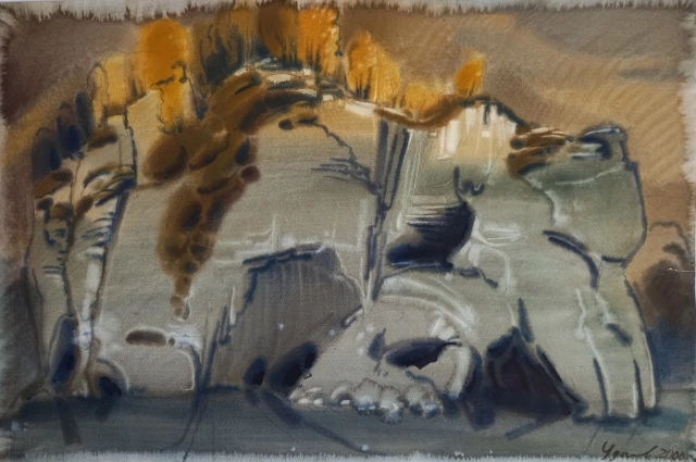 Один из пейзажей С. М. Удалова.