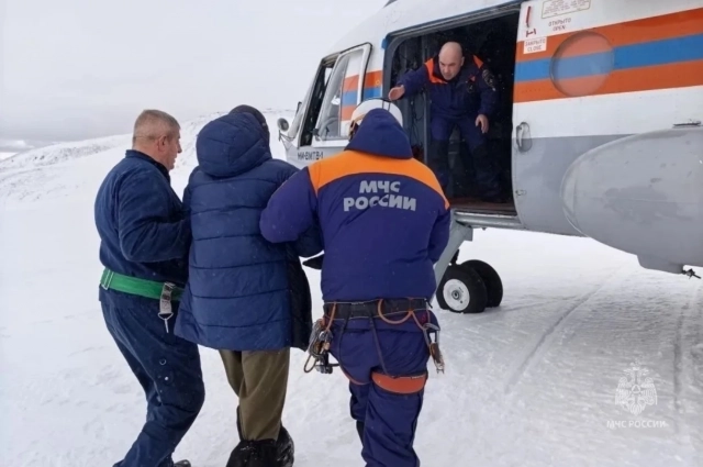 Операция по спасению туристов на Камчатке