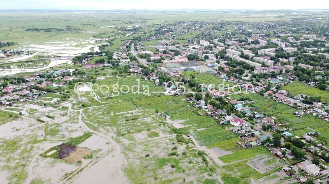 С высоты птичьего полёта: Михайловка уходит под воду (фото) | АиФ  Владивосток