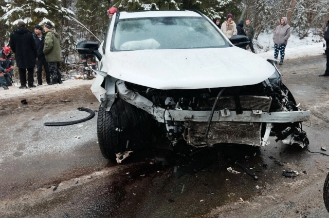 Травмы получил водитель.