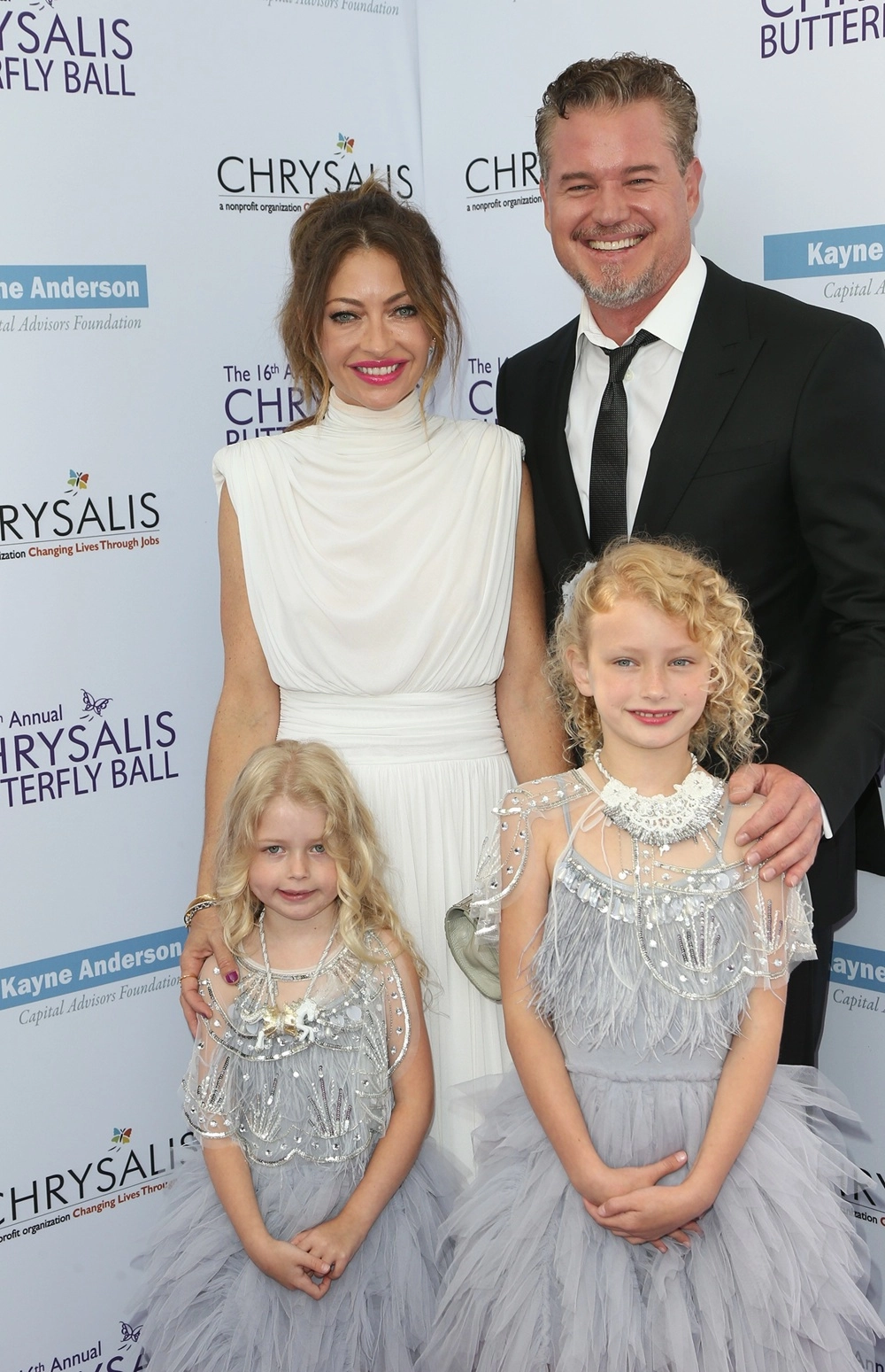 Эрик Дэйн с женой и детьми.