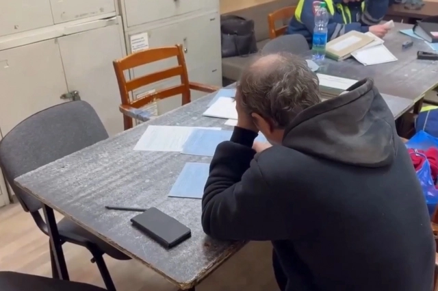 Задержанный оказался злостным нарушителем.