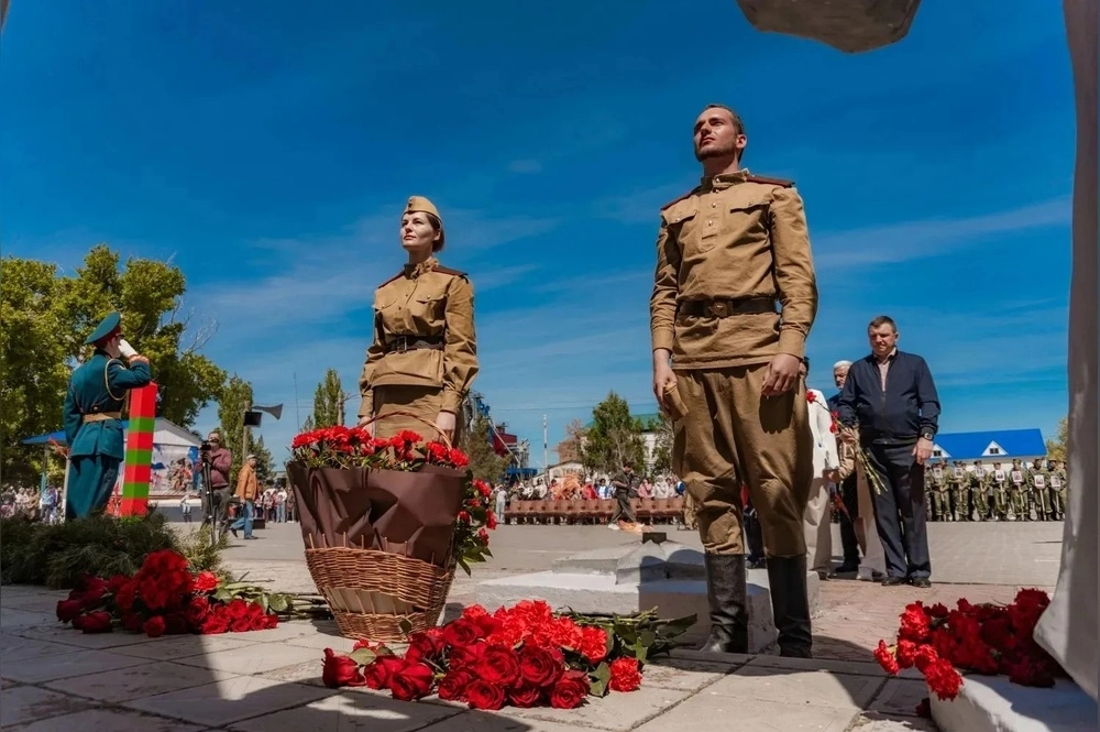 Празднование Дня Победы в Акбулаке