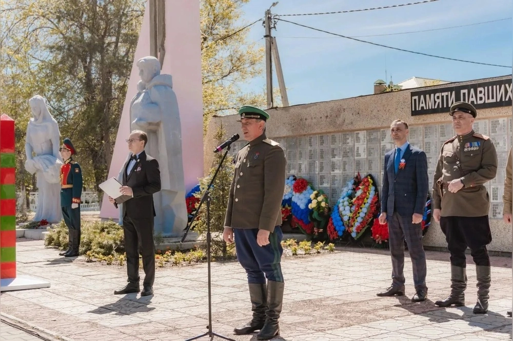 Празднование Дня Победы в Акбулаке