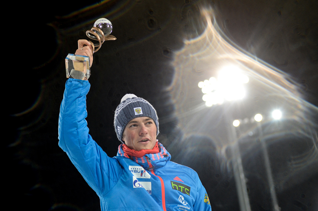 Антон Бабиков (Россия) получил приз Международного союза биатлонистов в номинации «Новичок года» на девятом этапе Кубка мира по биатлону сезона 2015/16 в Ханты-Мансийске.