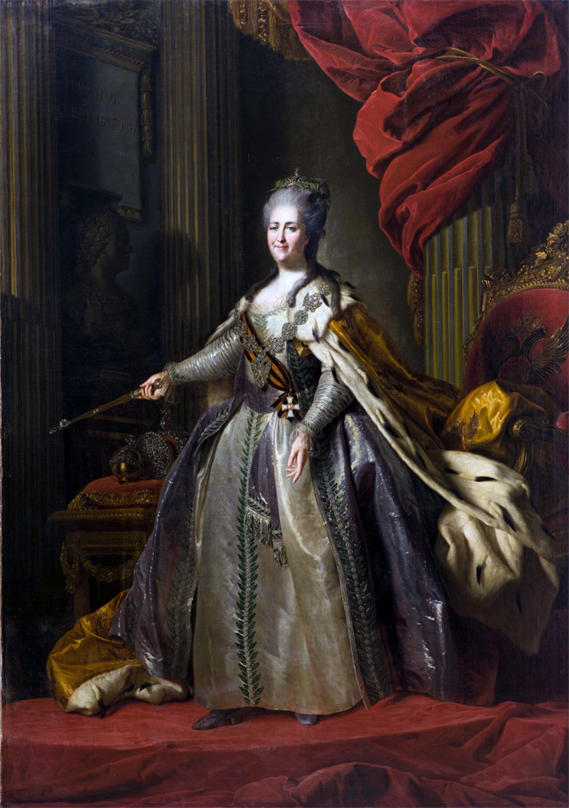 Портрет императрицы Екатерины II. Конец 1770-х гг. Холст, масло